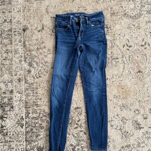 American Eagle Outfitters Womens Medium Blue Skinny Jeans